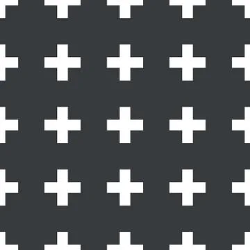 Straight black plus pattern イラスト素材