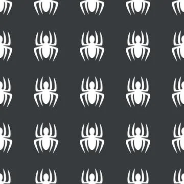 Straight black spider pattern 스톡 일러스트