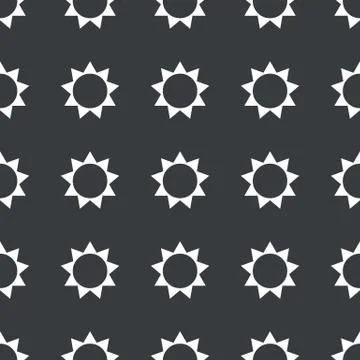 Straight black sun pattern Stock Illustration