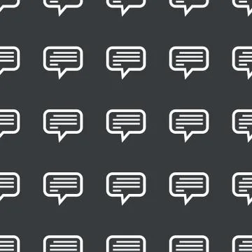Straight black text message pattern Stock Illustration