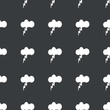 Straight black thunderstorm pattern イラスト素材
