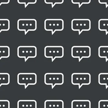 Straight black typing message pattern Stock Illustration