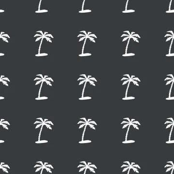 Straight black vacation pattern Illustrazione stock