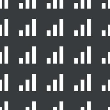 Straight black volume scale pattern Stock Illustration