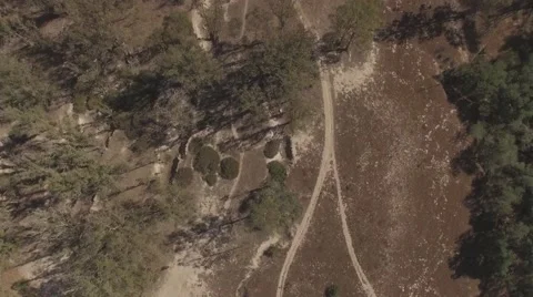 Straight Down Shot of Hiking Trails. Video stock 68751053