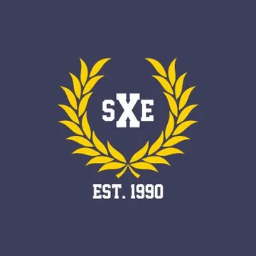 Straight edge hardcore sign Stock Illustration