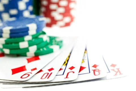 Straight flush Stock Photos