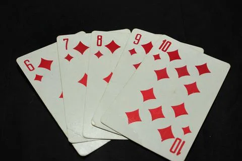 Straight flush Stock Photos
