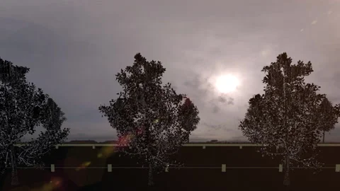 Straight highway truck moving loop animation Stock Footage 148060227