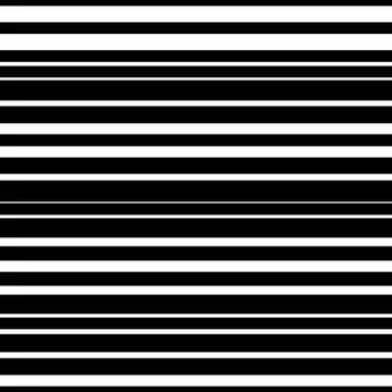 Straight horizontal lines pattern, parallel lines. Horizontally seamless. イラスト素材