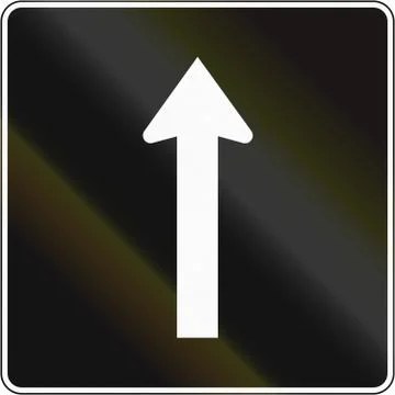 Straight Lane In Canada Stock Illustration