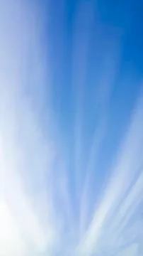 Straight line clouds as sun rays Stock Photos