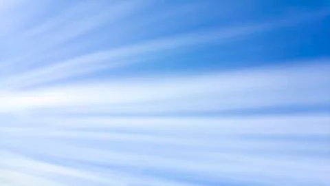 Straight line clouds as sun rays Stock Photos