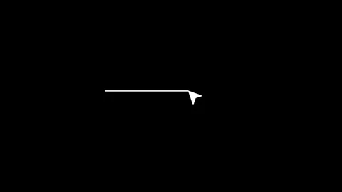 A straight line is drawn with mouse pointer animation Stock-Footage 333633976