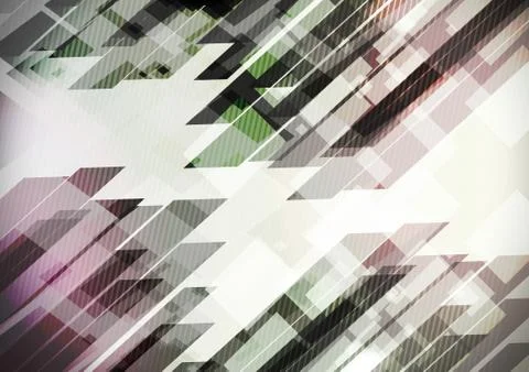 Straight Lines Abstract Background - Vector Illustration Stock Illustration