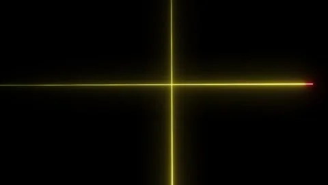 Straight neon lazer line on a black background. Glowing neon line frame ani.. 스톡 동영상 337659073