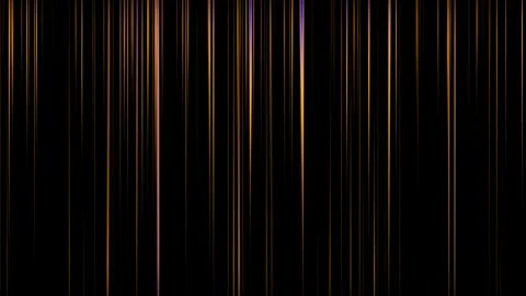 Straight orange and blue lines shimmer on an isolated black background Stock Footage 280871196