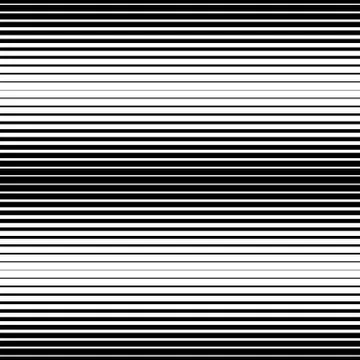 Straight, parallel horizontal lines. Lineal, linear backdrop. Horizontally se Stock Illustration