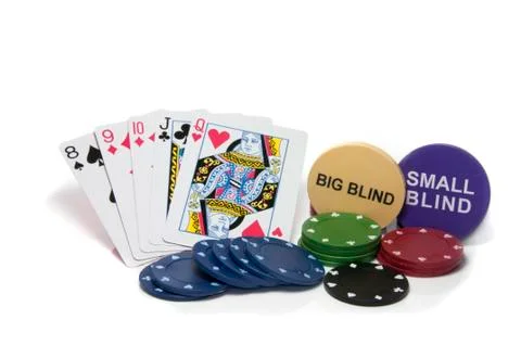 Straight poker Stock Photos