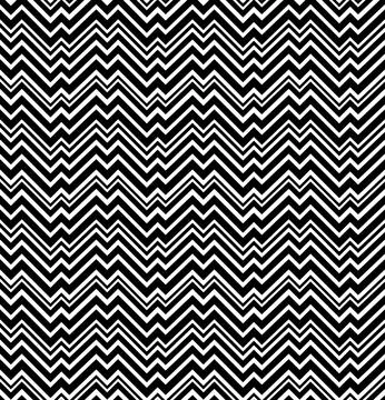 Straight Psychedelic (Black, White) Stock Illustration