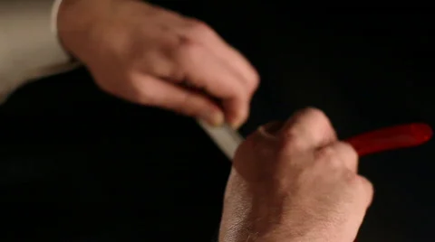 Straight Razor Stock-Footage 850860