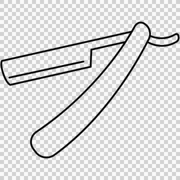 Straight razor Illustrazione stock