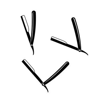 Straight razors icon Stock Illustration