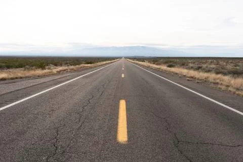 A straight road Stock Photos