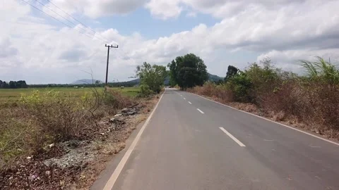 Straight road view 動画素材 236507364