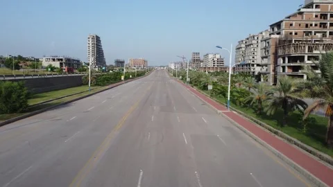 Straight Road View 動画素材 249241490