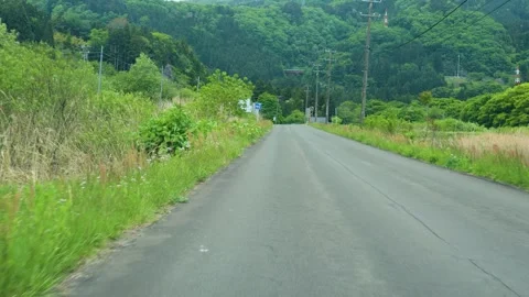 Straight roads in the countryside Stock Footage 241089245