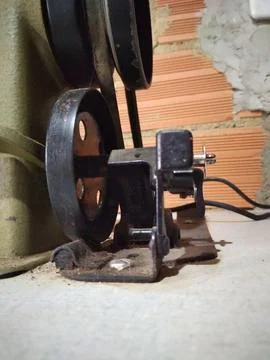 Straight sewing machine component Stock Photos