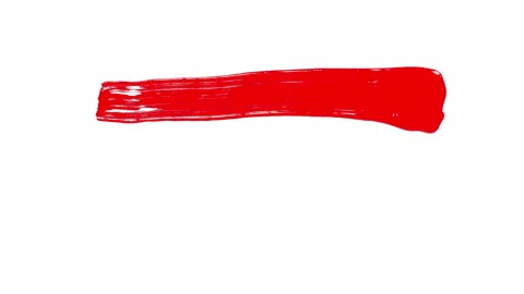 Straight Smudges 4 Variations with Alpha Channel 4k 動画素材 140105201