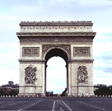Straight on triomphe 写真素材