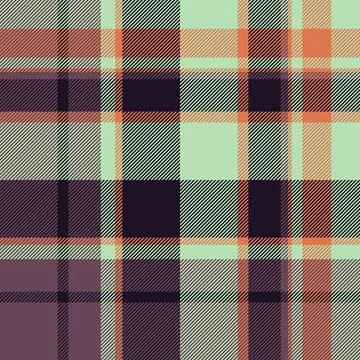 Straight vector fabric seamless, deco tartan check texture. Glamour textile.. Stock Illustration