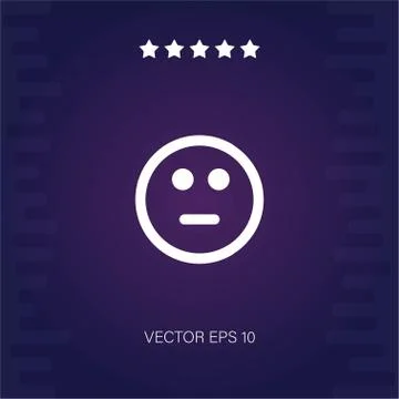 Straight vector icon Illustrazione stock