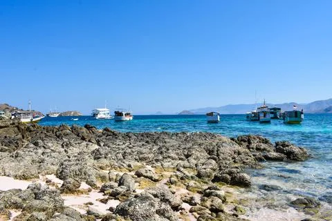 Straight view of the rock Foto stock