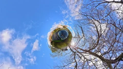 Straight UP View to Sky and Clouds During Long UK Road Travel Stock Footage 333738654