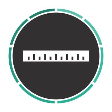 Straightedge computer symbol Illustrazione stock