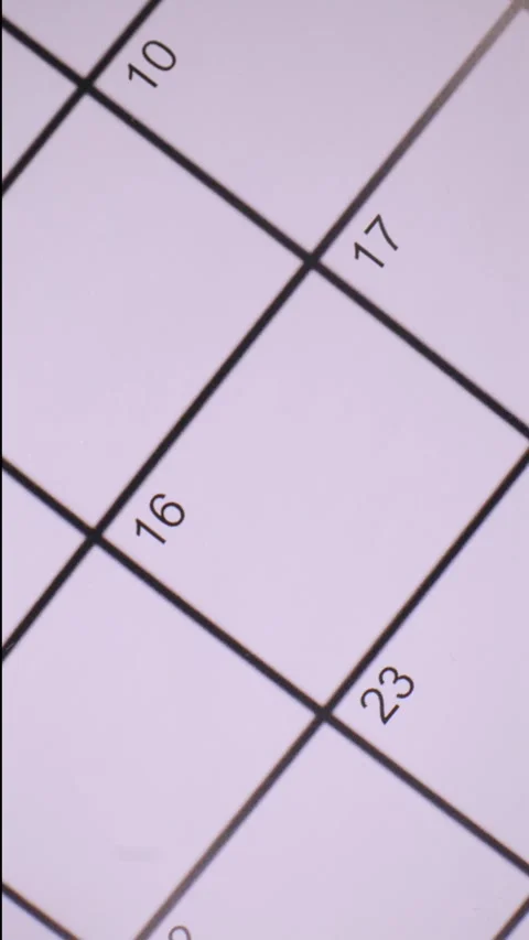 Straightforward Schedule Grid Highlighting Task Management Essentials Stock Footage 331233406