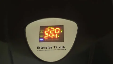 Strain stabilizer screen with changing voltage stubs Stock Footage 153092831