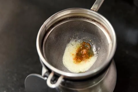 Strained Ghee Perfection Stock Photos