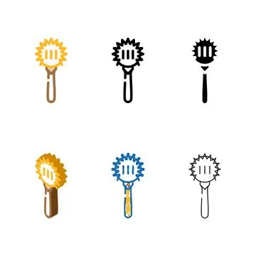 Strainer bartender color icon vector clean Stock Illustration