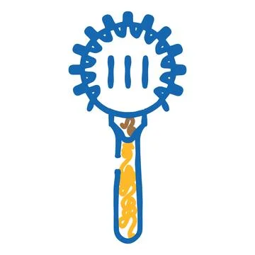 Strainer bartender icon doodle illustration Illustrazione stock