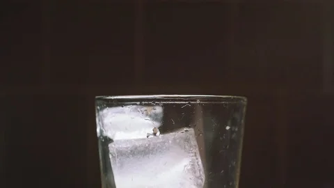Straining a cocktail in slow motion Stock Footage 84900620