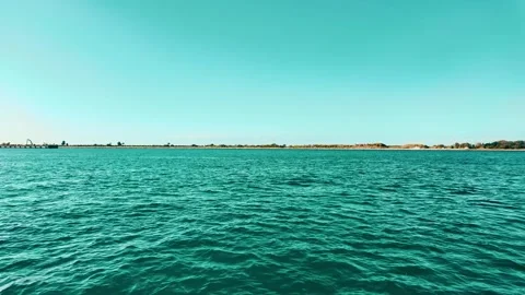 The strait between the two Venetian islands Stock Footage 280773169