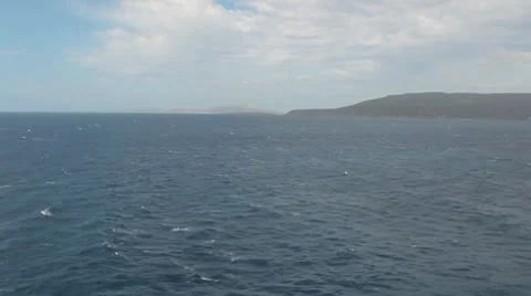 Strait of Bonifacio. Coast 3 Stock Footage