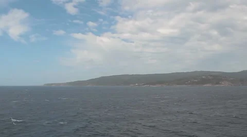 Strait of Bonifacio. Coast Vidéo 8636072