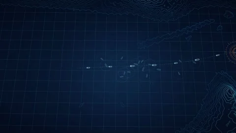 Strait of Hormuz Anchorage Vessel Movement Visualization Maritime Traffic Stock Footage 341915214