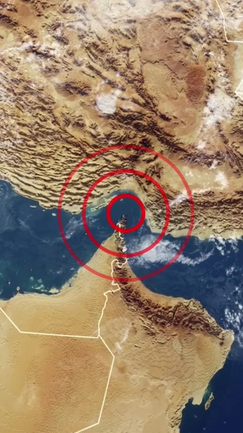 Strait of Hormuz 動画素材 334121917